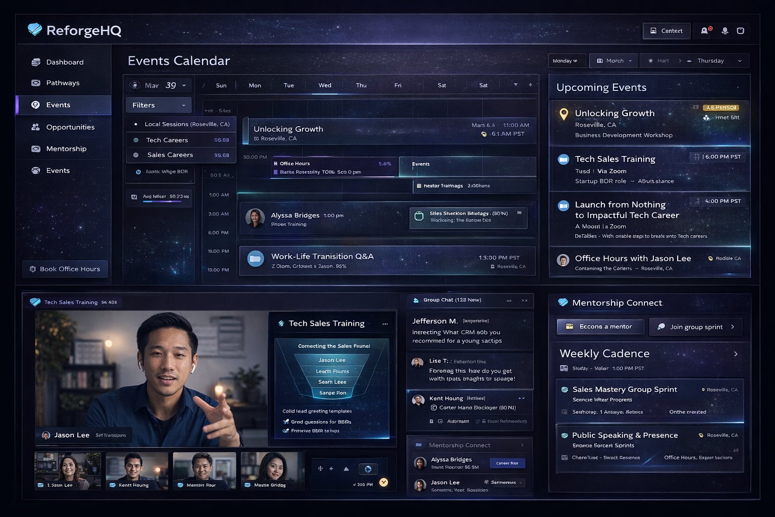 ReForgeHQ events platform